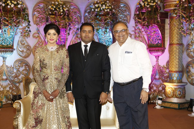 Producer Abinesh Elangovan - Nandhini Reception Stills